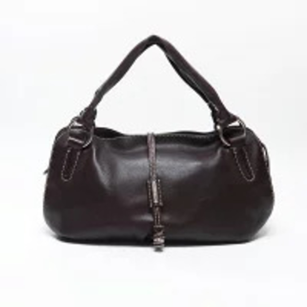 Celine Bitter Sweet Leather Handbag Brown View 2